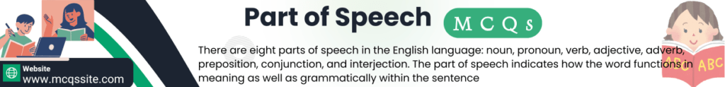 English part of speech MCQs