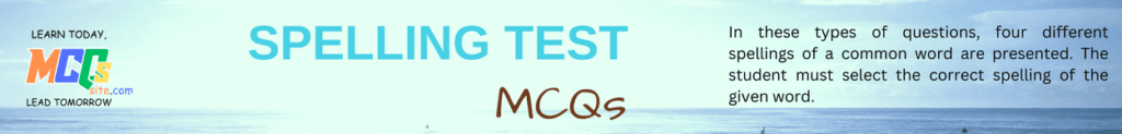 SPELLING TEST