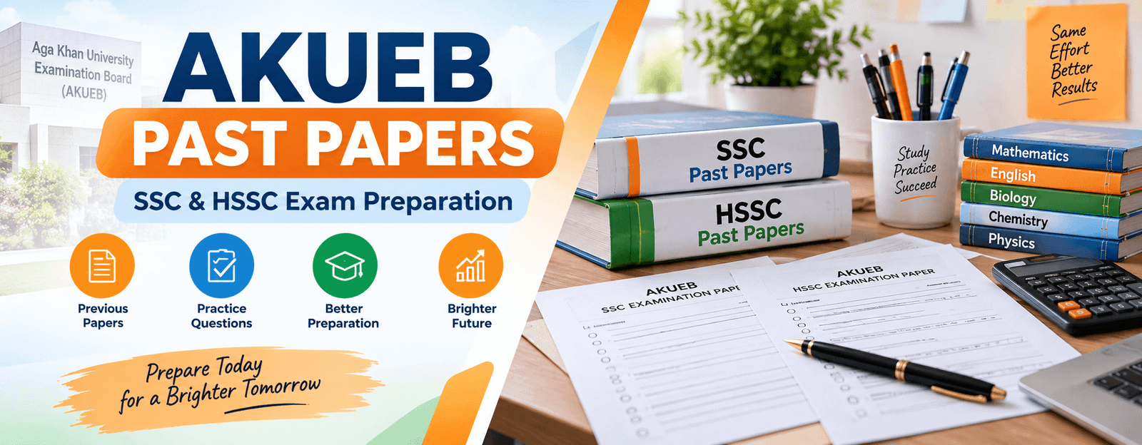 AKUEB past papers for SSC and HSSC exam preparation