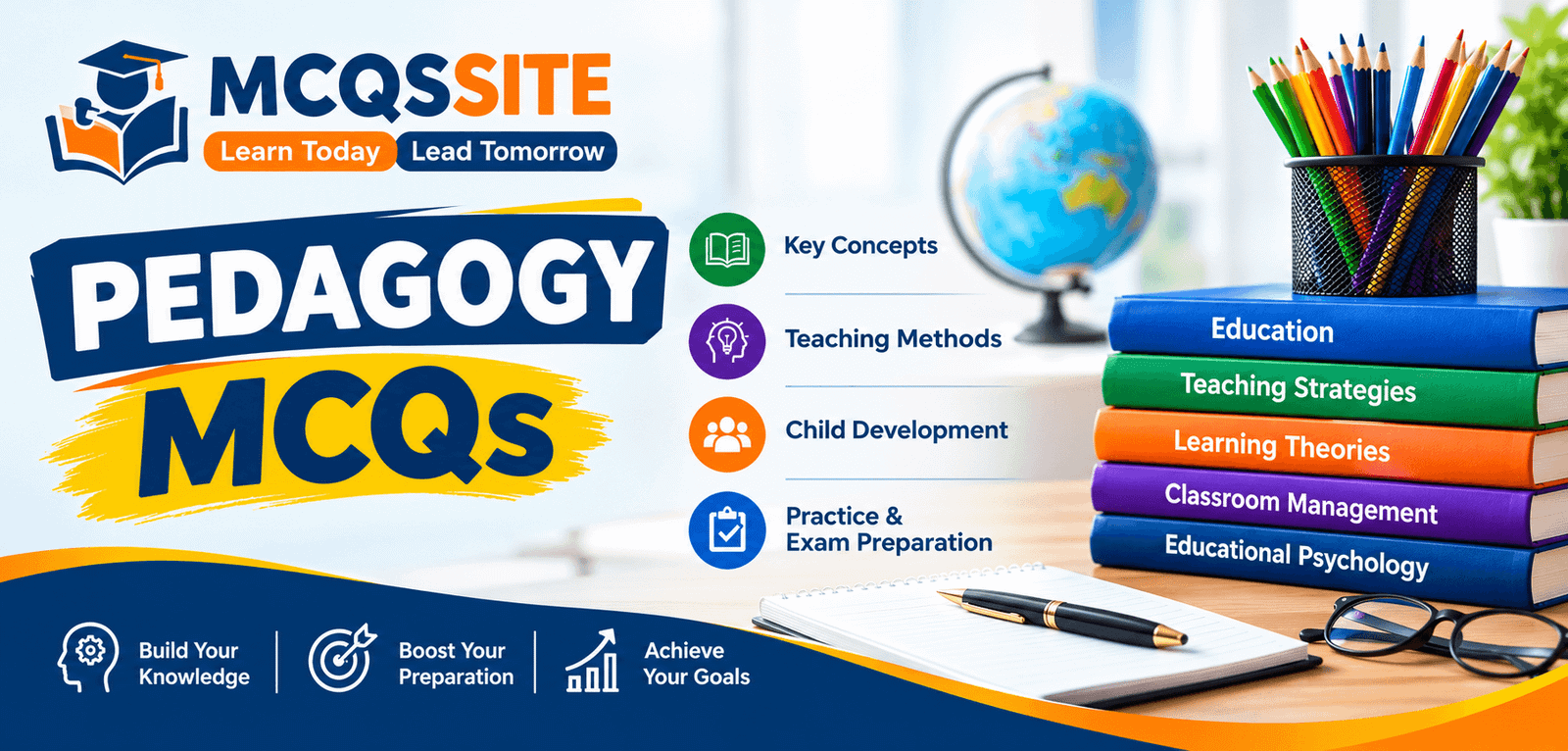 Pedagogy MCQs for teaching methods, child development and educational psychology